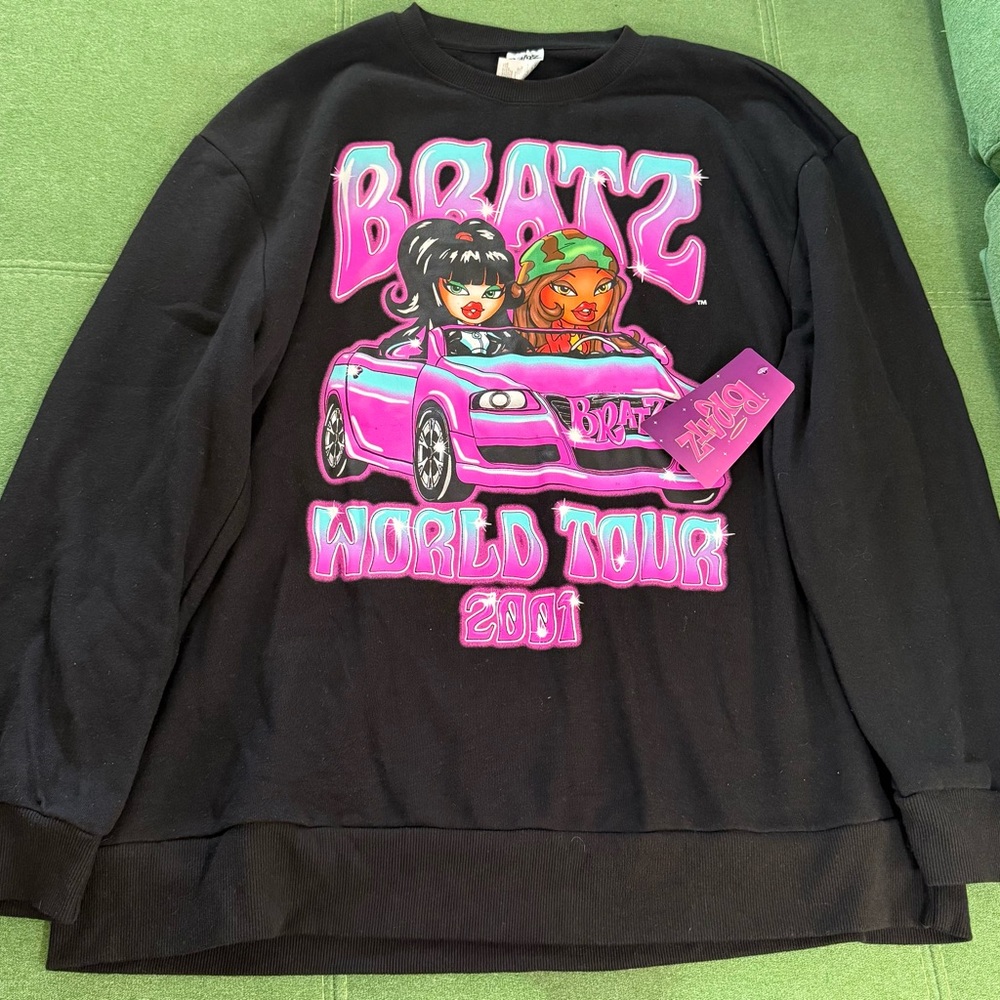 Bratz World Tour 2001 Black Sweatshirt